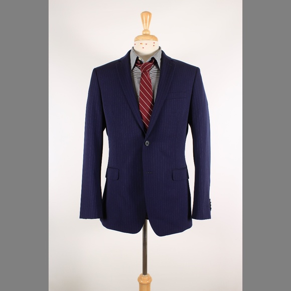 Banana Republic Other - #BananaRepublic 40R Navy Stripe 2B Sport Coat 70-0
